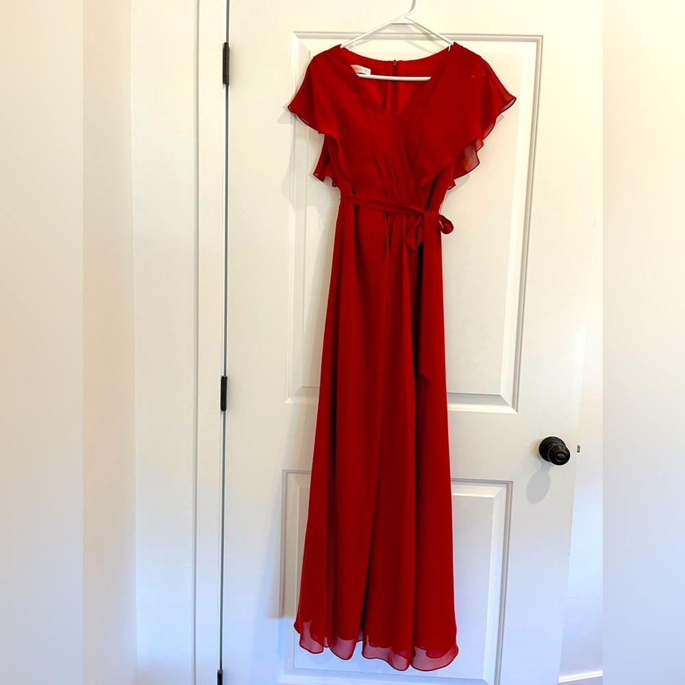 JJ’s House Vermilion Red Dress